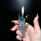 The Azure Seraphim Lighter—metal lighter showcasing azure Seraphim Lighter.