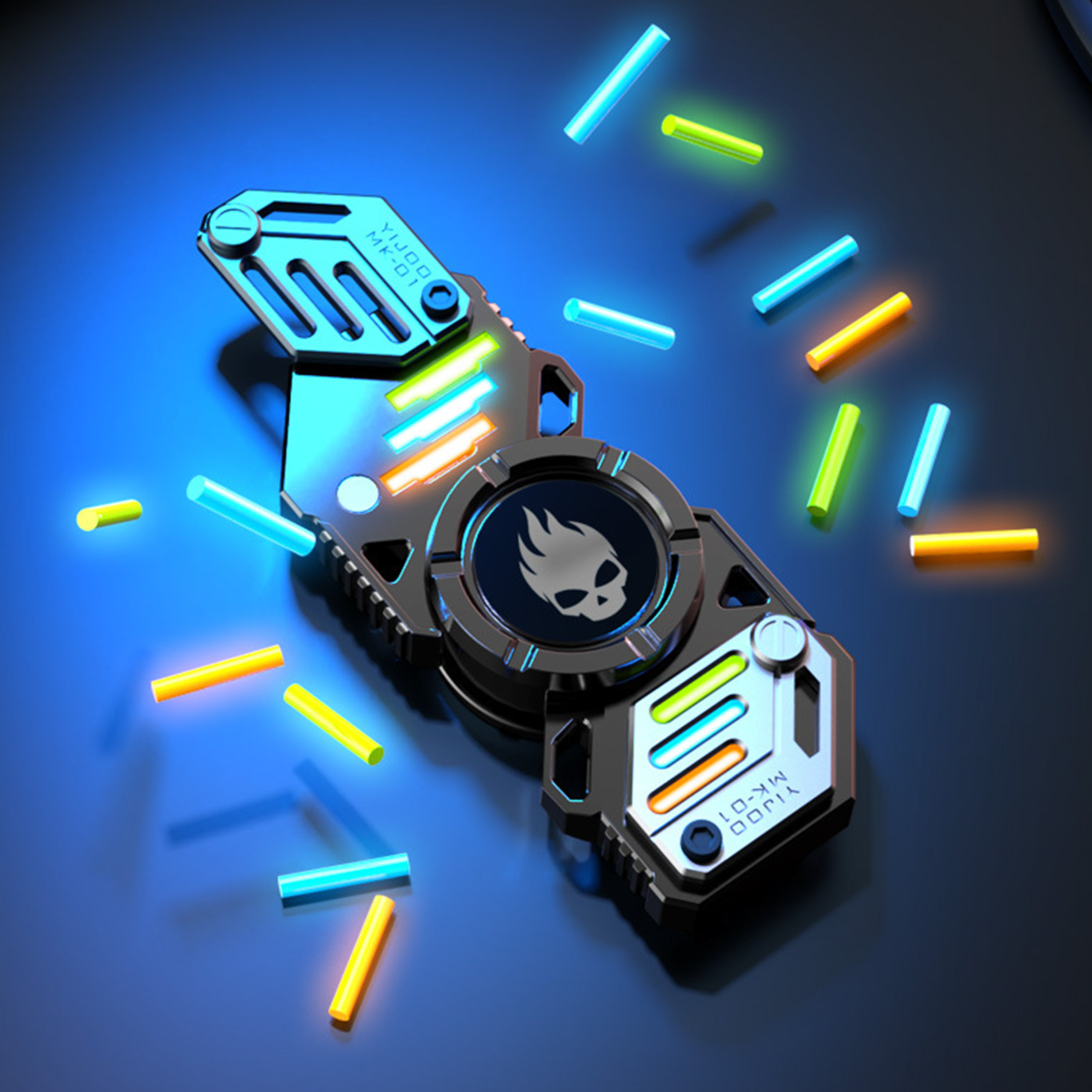 NeonFlux Triple-Mode Spinner