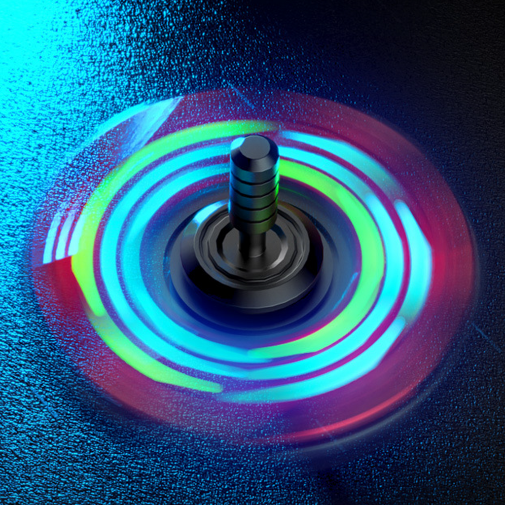 NeonFlux Triple-Mode Spinner