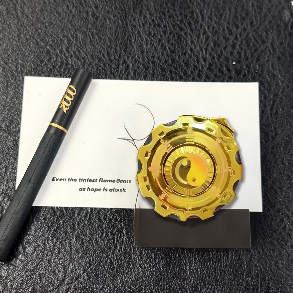 Fidget Spinner Lighter - YinYang: metal lighter with fidget Spinner Lighter - YinYang.