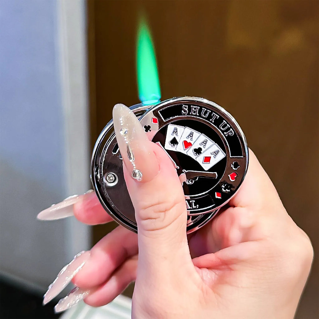 Fingertip Toy Lighter - Poke Slider—metal lighter showcasing fingertip Toy Lighter - Poke.