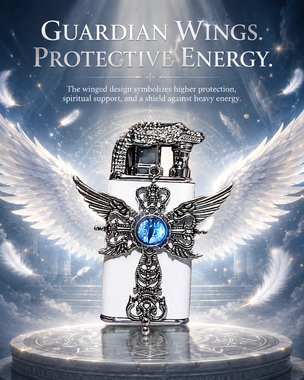 White Devil Energy Dual Jet Flame for Focus and Protection