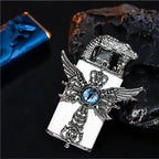 White Devil lighter - DoubleKill—metal lighter showcasing white Devil lighter - DoubleKill.