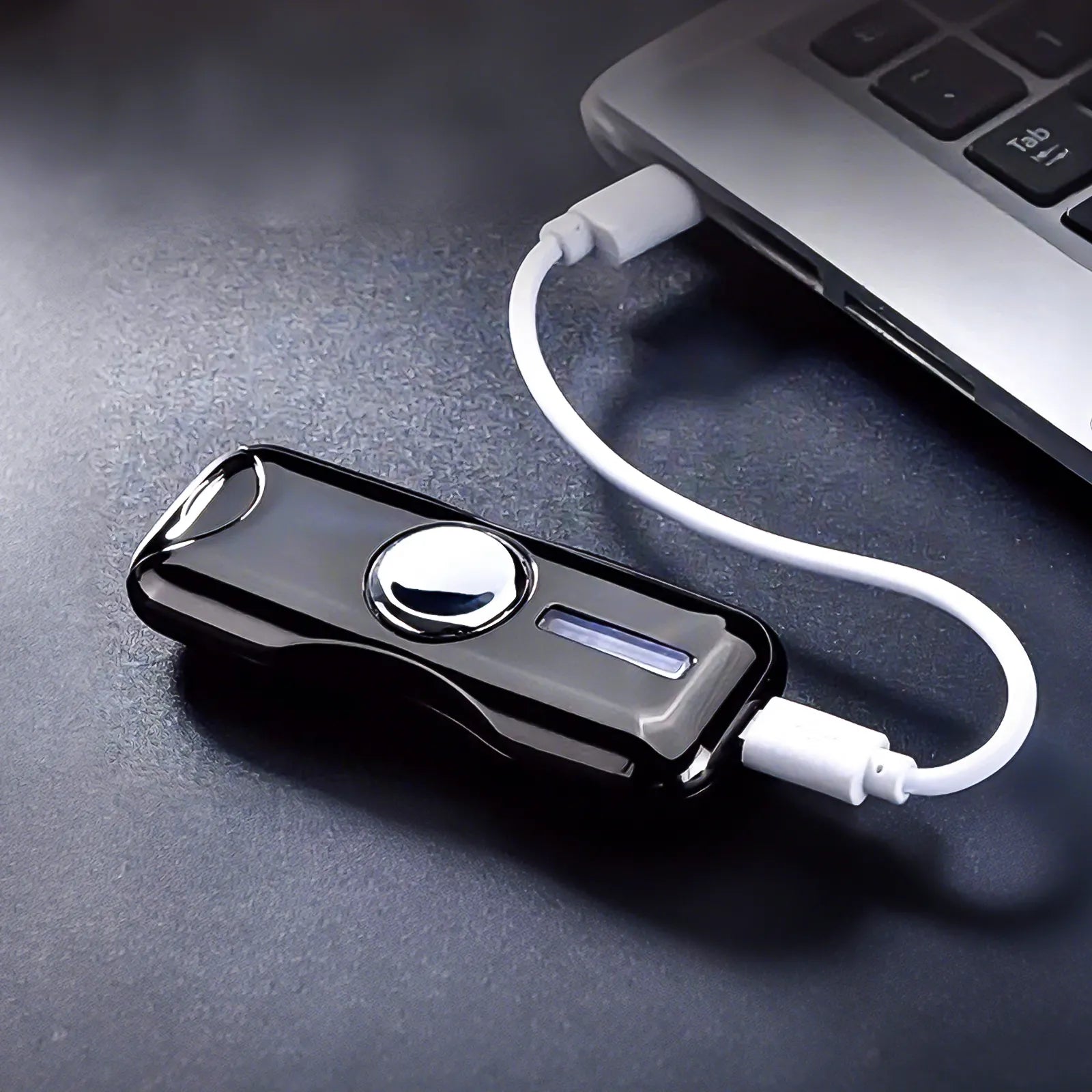 Cyberpunk Kinetic Dual Arc Igniter with LED Spinner