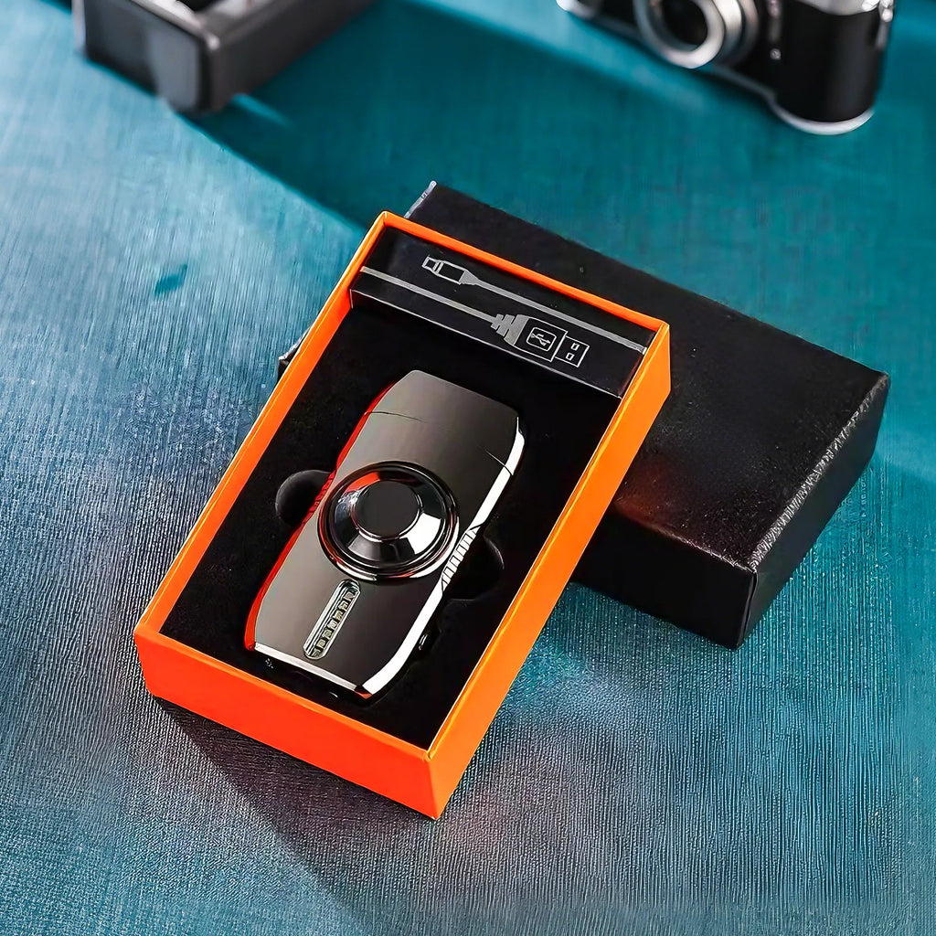 Cyberpunk Kinetic Dual Arc Igniter with LED Spinner