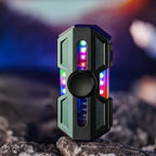 Tactical Zinc Alloy Dual Arc Igniter Kinetic Spinner EDC Multi-Tool