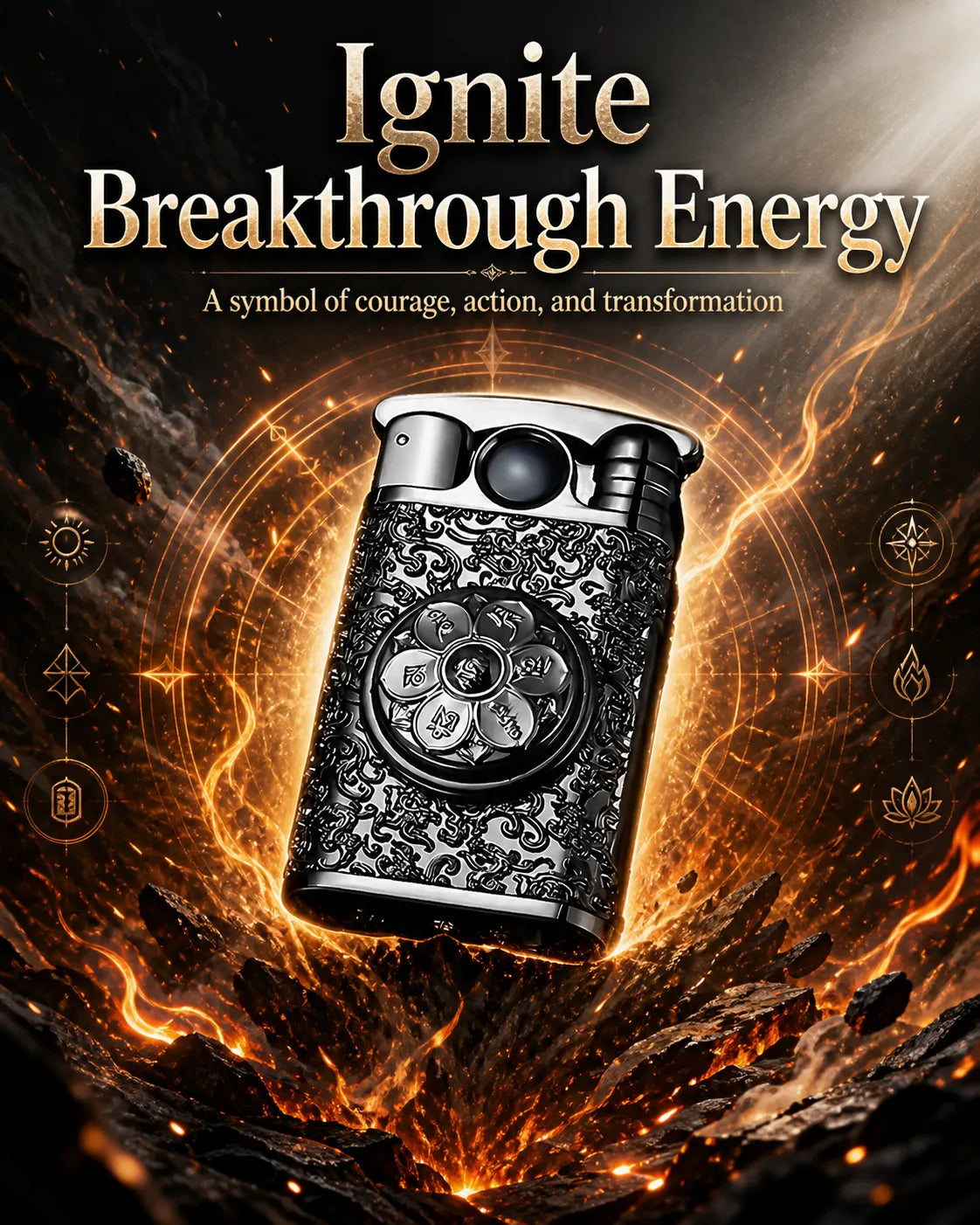 Six-Character Mantra Energy flame – Darkfire Plasma