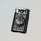 Six-character Mantra Lighter - Darkfire—metal lighter with six-character Mantra Lighter - Darkfire.