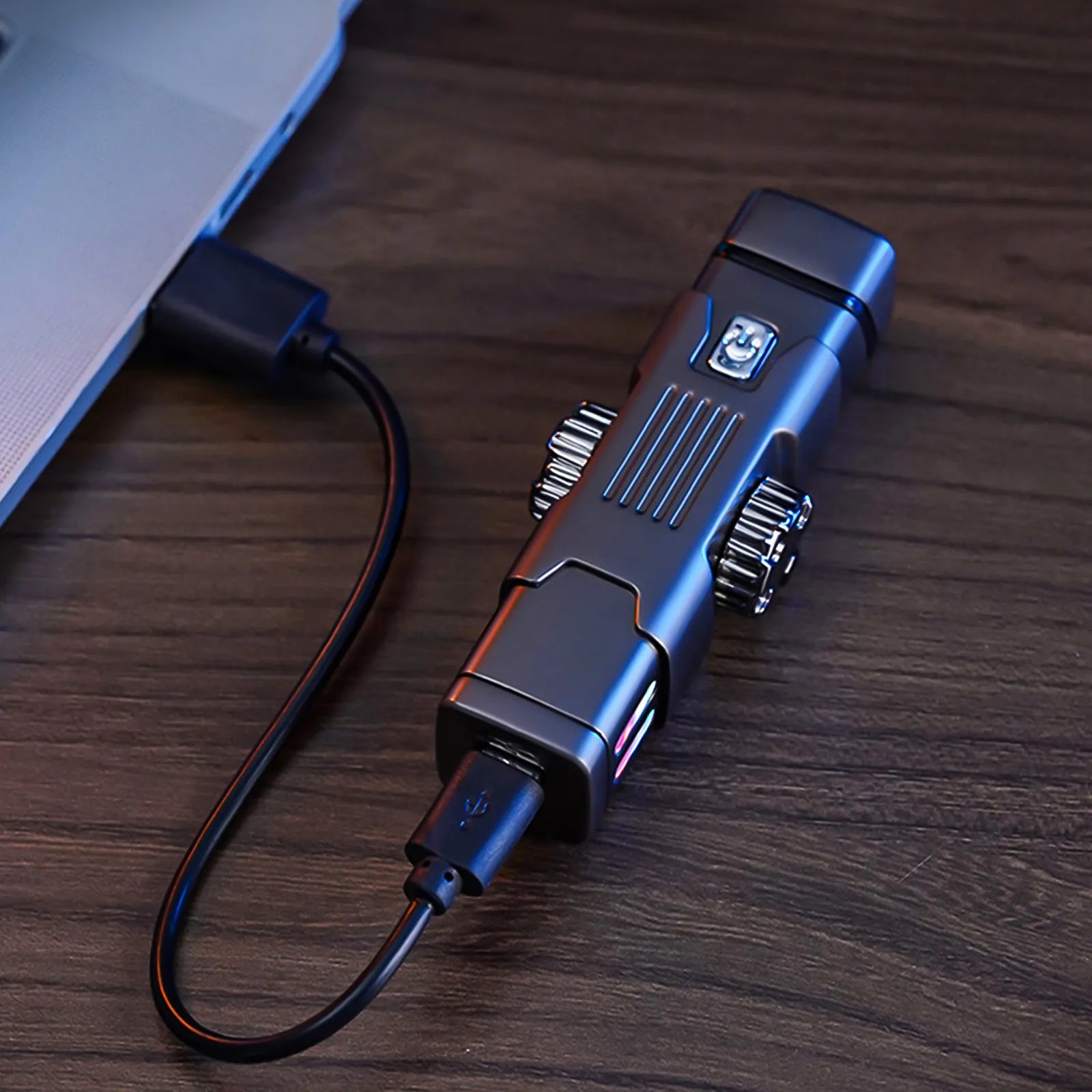 Mech-Core Fidget Spinner Plasma Igniter Neon LED Atmosphere Tactical Igniter