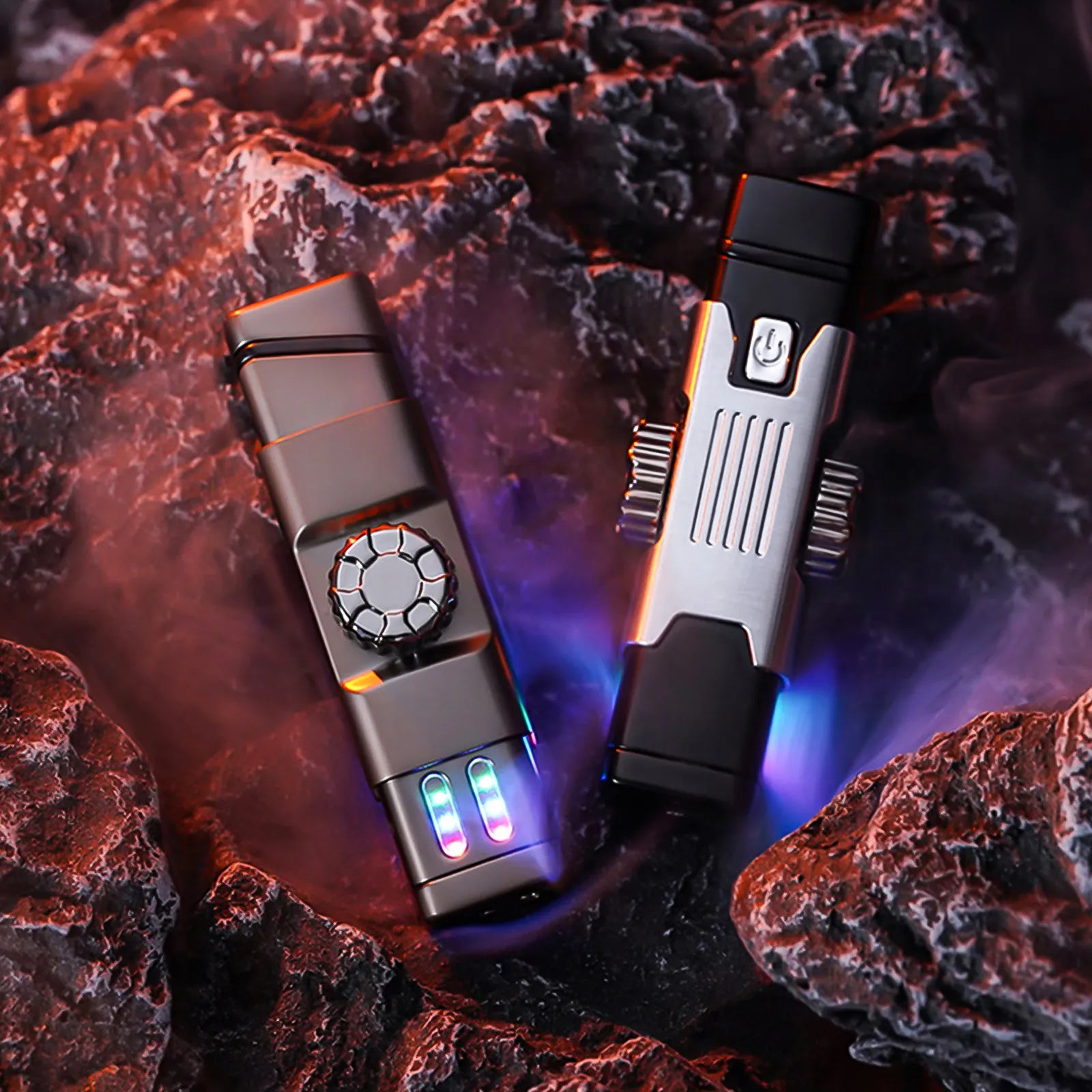 Mech-Core Fidget Spinner Plasma Igniter Neon LED Atmosphere Tactical Igniter