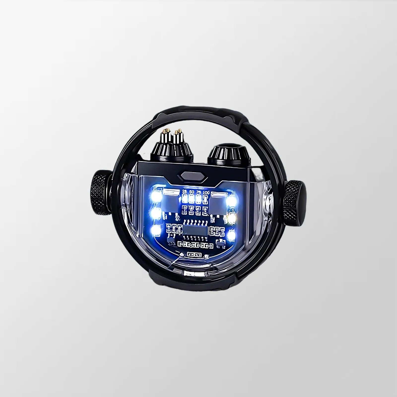 Kinetic Gyro Plasma Ignite USB Rechargeable Dual Arc Windproof Pulse Ignite